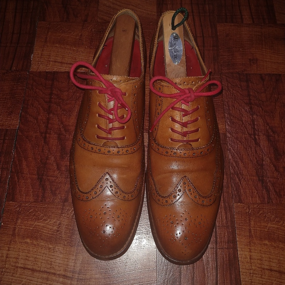 Grenson Brown Brogue shoe size 10